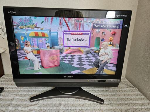 AQUOS　26インチテレビ