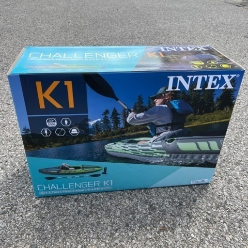 ☆新品☆ INTEX　チャレンジャー　K1カヤック