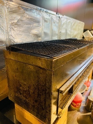 耐火レンガ炭焼き台　W750 D225 H240