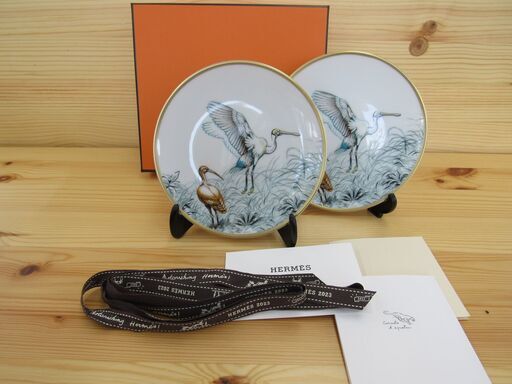 未使用 HERMES エルメス 赤道直下のスケッチ パンプレート 2枚セット 辻堂店