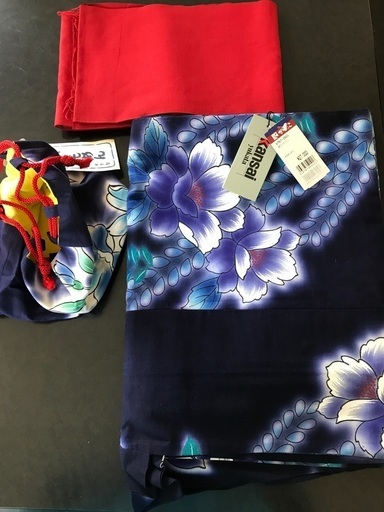 日本製　浴衣（kansai）「山本寛斎」未着用タグ付き（定価27000円）
