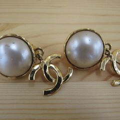 CHANEL シャネル イヤリング フェイクパール ココ ココマーク