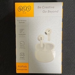 QCY AilyPods T20 ホワイト ワイヤレス イヤホン イヤフォンの画像