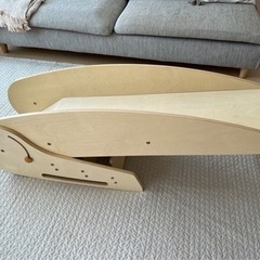 美品です！購入1年　木製室内用すべり台の画像