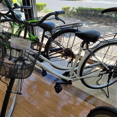 ★ジモティ割あり★  自転車 26インチ 白 クリーニング済み TK023の画像