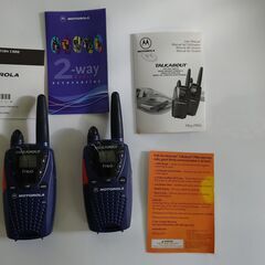 【お取引終了】トランシーバー2個（テスト使用のみ）モトローラー製