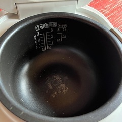 シャープ炊飯器KS-C5H(キズ使用感あり)の画像