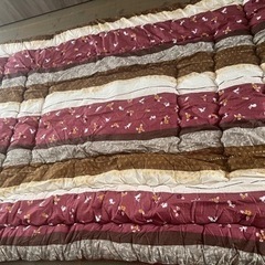 長方形のこたつ布団の画像