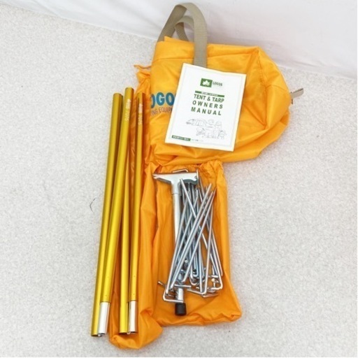 【超美品】Logos ロゴス テントThe Tepee 300 オレンジ