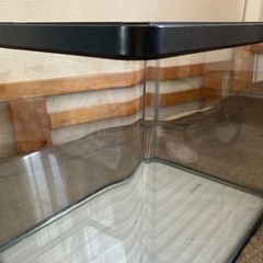 【中古】ニッソー　曲げガラス水槽　45cmの画像