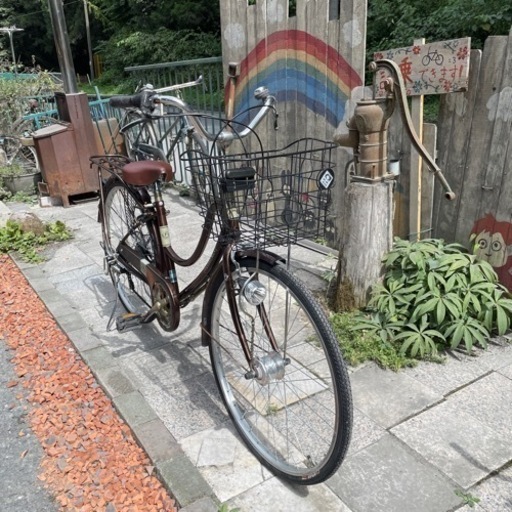 【3748】シティ　26インチ　前後タイヤ新品　11,600円（防犯・税込）