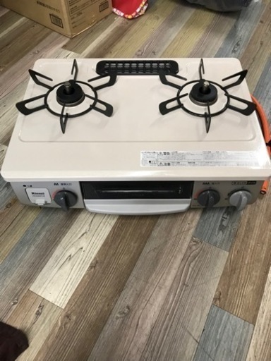 LPガス用【美品】リンナイ Rinnai ガステーブル ガスコンロ 水無し片面焼き KG34NPCBR 2021年製