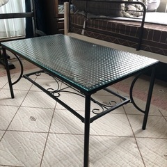 ガラステーブル　オマケ有りの画像