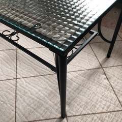 ガラステーブル　オマケ有りの画像