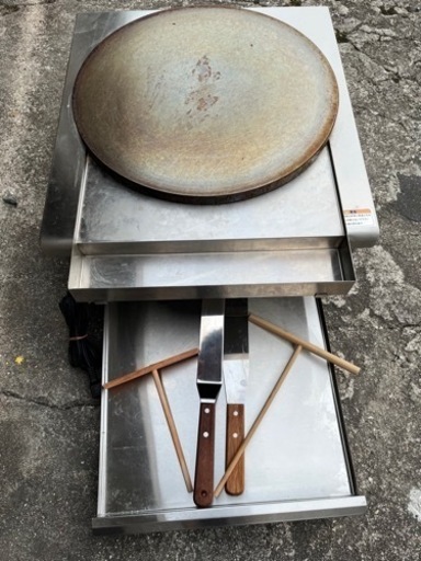 業務用 電気クレープ焼き機 PRO-40CRP