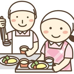 社員食堂にて調理補助・配食・洗浄業務