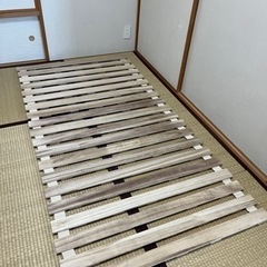 ロール式桐すのこマット シングル★