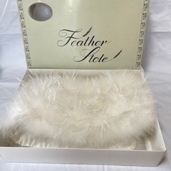 ファーショール 羽毛100パーセント 成人式 着物 振袖①の画像