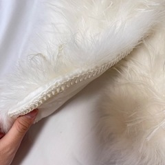 ファーショール 羽毛100パーセント 成人式 着物 振袖①の画像