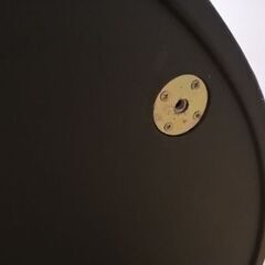 円形ローテーブル黒(直径約75㎝)の画像