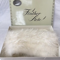 ファーショール 羽毛100パーセント 成人式 着物 振袖②の画像