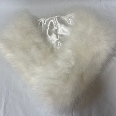 ファーショール 羽毛100パーセント 成人式 着物 振袖④の画像