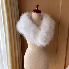 ファーショール 羽毛100パーセント 成人式 着物 振袖④