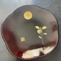 ★④ 未使用　皿　漆器　5枚セット　美品