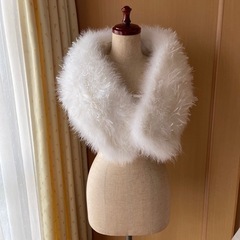 ファーショール 羽毛100パーセント 成人式 着物 振袖⑤