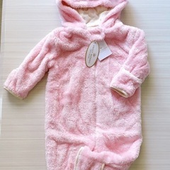 Sweet Mommy もこもこボア＆オーガニックコットン カバーオールの画像