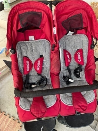 エアバギー　ココダブル　双子ベビーカー　値下げしました！