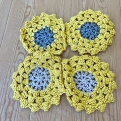 【新品】ニットコースター　コースター②