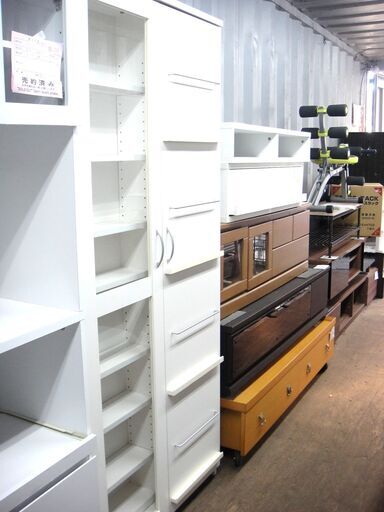 スライド式 本棚 扉付き 書棚　１４３