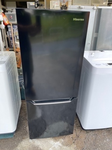 【リサイクルサービス八光】2021年製　ハイセンス　パールブラック　冷蔵庫150L　 HR-D15CB