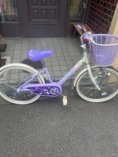 子供用自転車♡ブリヂストン♡パープル♡キラキラ自転車20インチ 楽天市場】自転車 20インチ 女の子 ブリジストン（カラーパープル）の通販