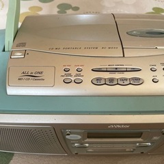 ラジカセ　CD MD テープ　ジャンクの画像