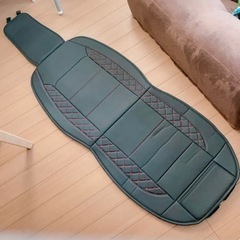 新品☆ レザーシートカバー 赤 黒 車 Amazon BASIC 運転席 助手席の画像