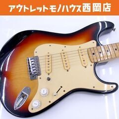 現状品 Guyatone グヤトーン カスタム エレキギター ジャパンヴィンテージ ストラトタイプ サンバースト ハードケース付き 西岡店