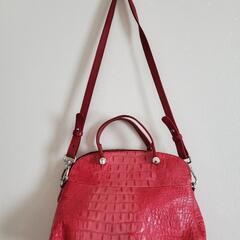 フルラ★ピンク★クロコダイルBAGの画像