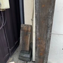 枕木 差し上げます。