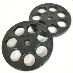 ???UNY5/58 IVANKO イヴァンコ オリンピックラバー プレート 15㎏×2 計30㎏ 穴径50mm イージーグリップ ラバーウェイト セット②◆???