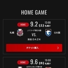 【お取引中】9月2日 コンサドーレ札幌の画像
