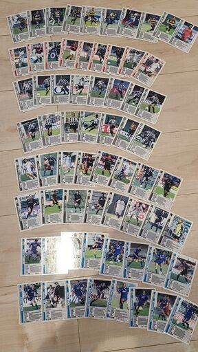 サッカー選手カード64枚