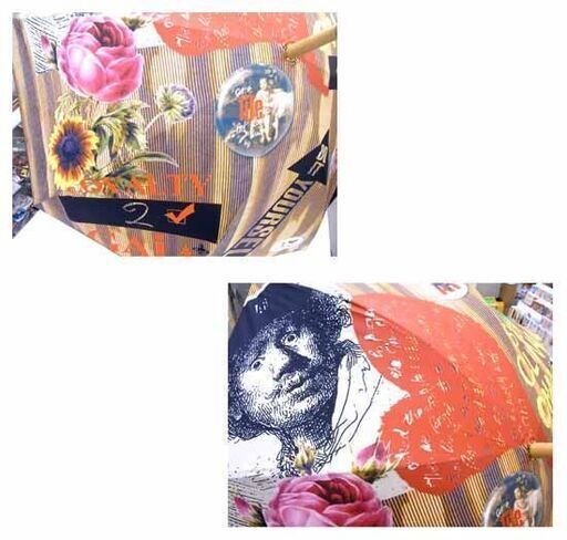 Vivienne Westwood ヴィヴィアンウエストウッド 傘 雨傘 8本骨 83㎝ アンブレラ メンズ レディース 持ち手ウッド
