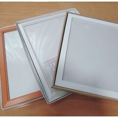 四つ切り 写真フレーム 三枚セットの画像