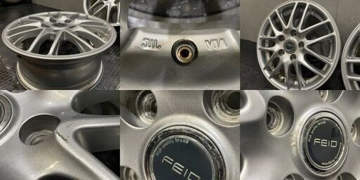 BS BRIDGESTONE FEID NS7 フェイド 15インチ 4本 6J5HPCD114.3+53 ステップワゴン ヴォクシー ノア等　(VHS023)