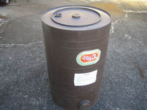 穀物貯蔵缶 鋼板製 3俵入 直径 57cm 高さ95cm 穀物貯蔵缶