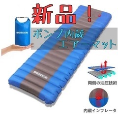 新品ラスイチ★高品質エアーマット青★ SGODDE★手(足)踏み...
