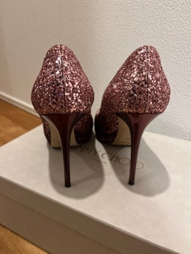JIMMYCHOO/グリッターパンプス/グラデーション/37