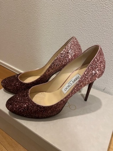 JIMMYCHOO/グリッターパンプス/グラデーション/37